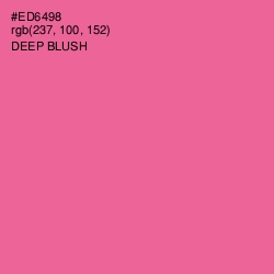 #ED6498 - Deep Blush Color Image